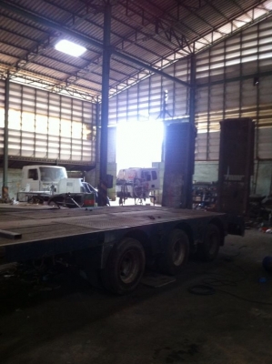 หางเทลเลอร์  3  เพลา ท้ายปิด