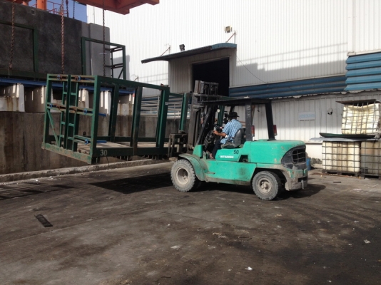 โฟคลิฟ MITSUBISHI เสาสูง 4 เมตร ยกได้ 5 ตัน