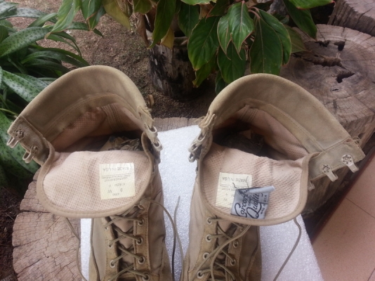 รองเท้าทหาร U.S  Corrona   สีทะเลทราย made in U.S.A  สวยมากครับ