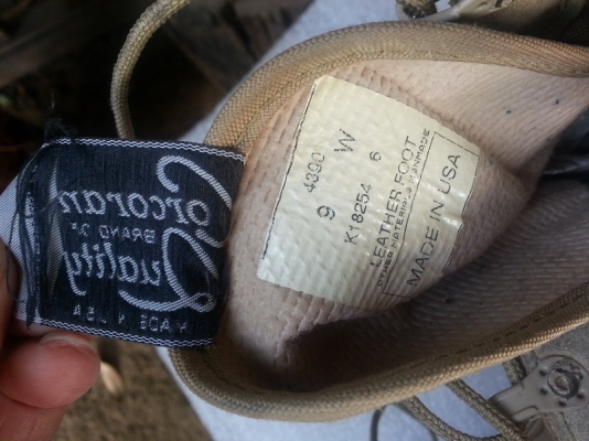 รองเท้าทหาร U.S  Corrona   สีทะเลทราย made in U.S.A   ใส่ขี่มอไซน์ เทห์ระเบิด