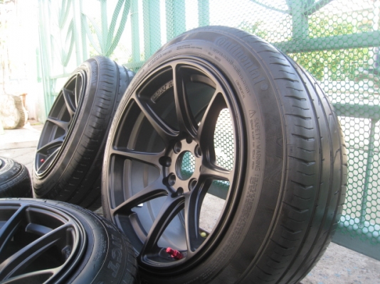 ขายล้อแม็กใหม่ ลาย XXR 527 สีดำด้าน 15"x8" et20 4รู100/114.3 + ยางปี11สนใจติดต่อเล็กคลองสามครับ (081-3747940)