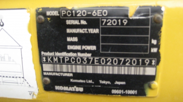 รถแบคโฮ PC-120-6EO