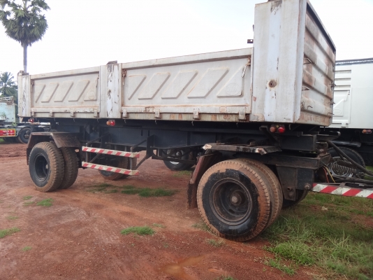 ขายด่วน  ลูกพ่วงดัมพ์  กระบะสามมิตร  สภาพเดิมดีมาก  เพลาเหลี่ยม พร้อมใช้งาน