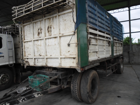 ขายรถพ่วงไม่ดั้ม HINO 260 ปี 47 แม่ลูกกะบะบรรทุกคอกเกษตรเครี่องดีคัสซีสวยทะเบียนเต็มชุดโอนพร้อม