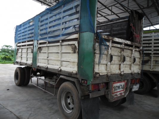 ขายรถพ่วงไม่ดั้ม HINO 260 ปี 47 แม่ลูกกะบะบรรทุกคอกเกษตรเครี่องดีคัสซีสวยทะเบียนเต็มชุดโอนพร้อม