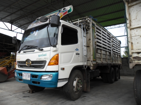 ขายรถพ่วงไม่ดั้ม HINO 260 ปี 47 แม่ลูกกะบะบรรทุกคอกเกษตรเครี่องดีคัสซีสวยทะเบียนเต็มชุดโอนพร้อม