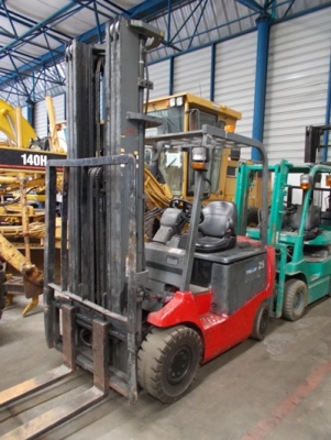 ขายรถฟอร์คลิฟท์มือสอง Nichiyu 2.5 T ไฟฟ้า นั่งขับ ราคาถูก สนใจโทร 083 081 2889