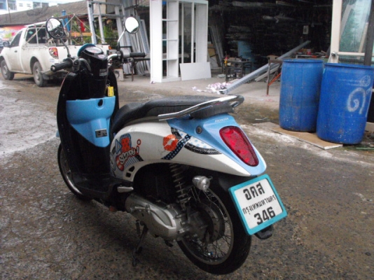 ขาย Scoopy I ปี 55 สีฟ้าขาว