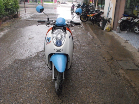 ขาย Scoopy I ปี 55 สีฟ้าขาว