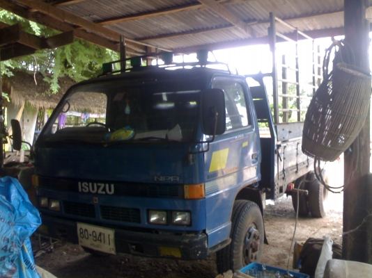 ขาย6ล้อ NPR58L เครื่อง4BE1 ช่วงล่างเอฟ เครื่องดี คัทชีสวยมากๆ