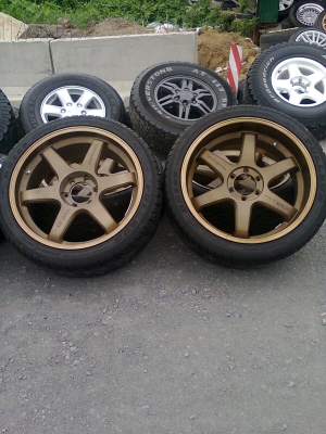 ขายล้อขอบ22 TE37พร้อมยางชุดละ35500