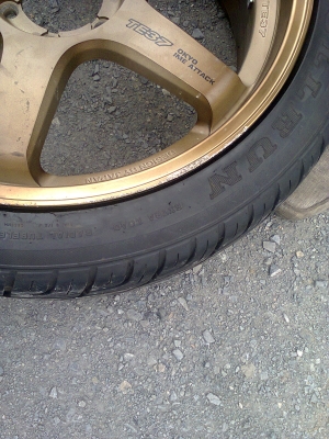 ขายล้อขอบ22 TE37พร้อมยางชุดละ35500