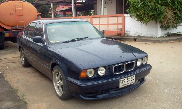 BMW E34 520i เครื่อง 1jzเทอโบ แก็สLPG ล้อ17&quot; ชุดโอนครบ