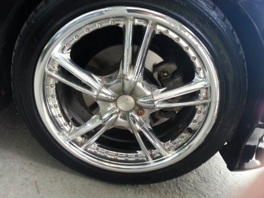 แม็ก17 โครมเมี่ยม พร้อมยาง ขนาด 4 รู 100และ114 ราคา8700