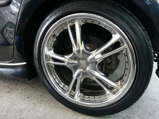 แม็ก17 โครมเมี่ยม พร้อมยาง ขนาด 4 รู 100และ114 ราคา8700