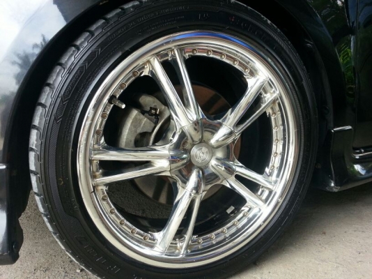 แม็ก17 โครมเมี่ยม พร้อมยาง ขนาด 4 รู 100และ114 ราคา8700