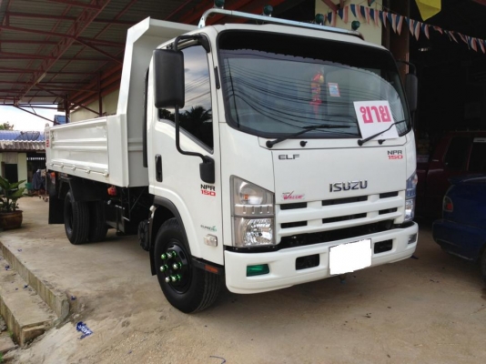 ขาย 6 ล้อ ดั้มพ์ ISUZU NPR150  ปี 55 แลกเปลี่ยนรถทุกชนิด