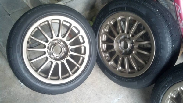 แม็ก DTM เยอรมัน ขอบ 16 ขนาด 4 รู 100/114 พร้อมยาง 6900 บาท