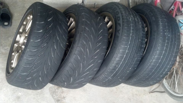 แม็ก DTM เยอรมัน ขอบ 16 ขนาด 4 รู 100/114 พร้อมยาง 6900 บาท