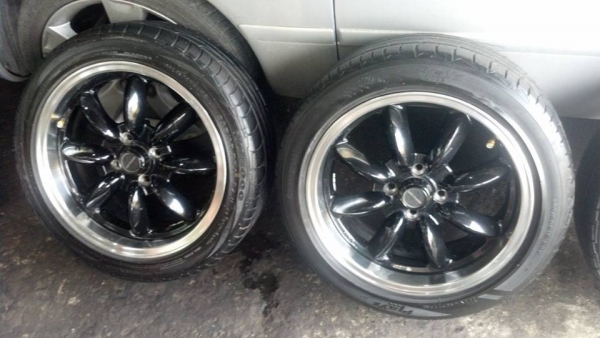 ล้อกล้วยๆ งานROta ขอบ 16 กว้าง 7 ขนาด 4 รู 100 พร้อมยาง 11000