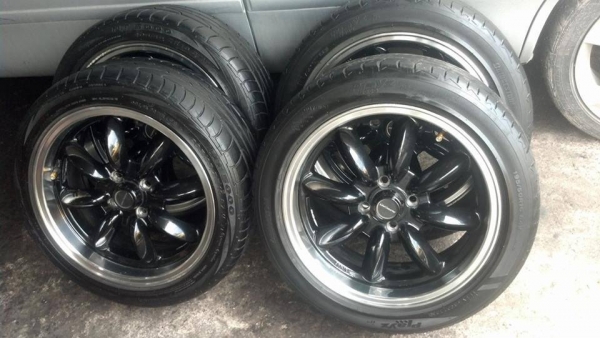 ล้อกล้วยๆ งานROta ขอบ 16 กว้าง 7 ขนาด 4 รู 100 พร้อมยาง 11000