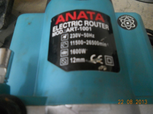 เร้าเตอร์ ANATA รุ่นใหญ่ สามารถปรับรอบการทำงานได้ ตัวโครงสร้างแข็งแรง การทำงานดีไม่แพ้ของแพงๆ เร้าเตอร์ ANATA รุ่นใหญ่ สามารถปรับรอบการทำงานได้ ตัวโครงสร้างแข็งแรง การทำงานดีไม่แพ้ของแพงๆ