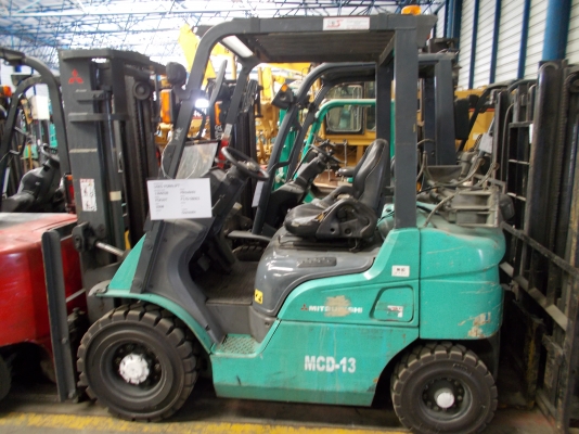 ขาย-เช่ารถฟอล์คลิฟท์มือสองสภาพพร้อมใช้งาน ราคาไม่แพง มีสต็อกอยู่ตรงถนนบางนาตราด MISUBISHI Model: FGE20T
