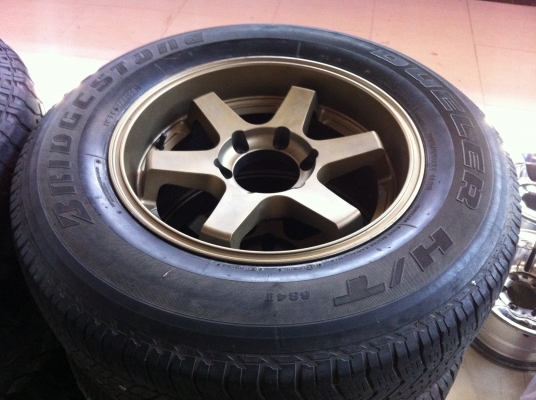 ขายแม็ก TE37   ขอบ17   6รู   1ชุด  7500แถมยางใหญ่