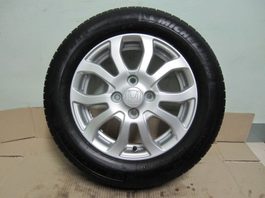 ขายล้อแม็ก Honda BRIO AMAZE พร้อมยางถอดป้ายแดงปี 13 ขอบ 14