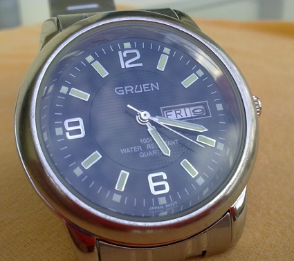 GRUEN (japan movt) สภาพ 95\% เครื่องญี่ปุ่น GRUEN (japan movt) สภาพ 95\% เครื่องญี่ปุ่น