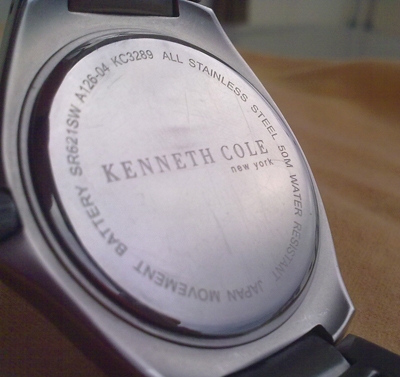 KENNETH COLE (new york) japan movt เครื่องญี่ปุ่น สภาพ 90\%