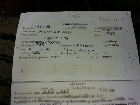 ISUZU FTR คุณสันต์ จังหวัดภูเก็ต มัดจำมาแล้วค่ะ 50,000 บาท รอจัดไฟแนนซ์ค่ะ