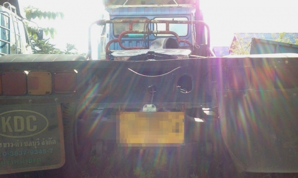 HINO SH พร้อมหางกระบะเปลือย CIMC