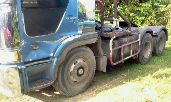 HINO SH พร้อมหางกระบะเปลือย CIMC