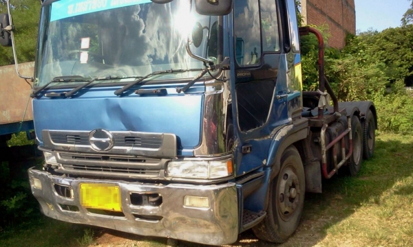HINO SH พร้อมหางกระบะเปลือย CIMC