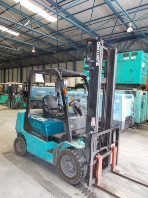 ขาย-เช่า ฟอล์คลิฟท์ SUMITOMO รุ่น 11FD25PAXI98D S/N D2L-10170 ปี 2009