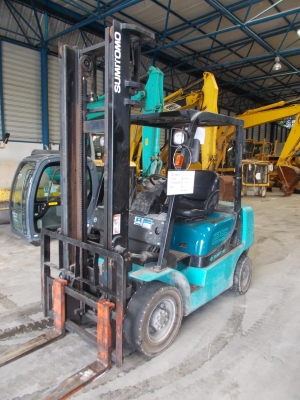 ขาย-เช่า ฟอล์คลิฟท์ SUMITOMO รุ่น 11FD25PAXI98D S/N D2L-10170 ปี 2009