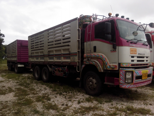 ขายด่วนรถอีซุซุ 360ปี52/53แม่สิบล้อลูกสามเพลา