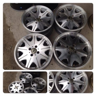 ขายแม็กมือ2 ล้อVIP W Work ขอบ15 หน้าตื้น-หลังลึก 4รู100 ราคา 6,900 บาทถูก