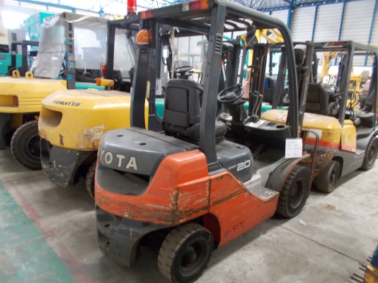 ขาย-เช่า ฟอล์คลิฟท์ TOYOTA รุ่น 52-8FD20 S/N A508FD25-30872