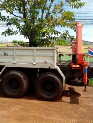 Nissa UD430 ดั้มติดเครน 3.5 ตัน เครื่อง 290 แรง 2 เพลา เบรคทิฟี่