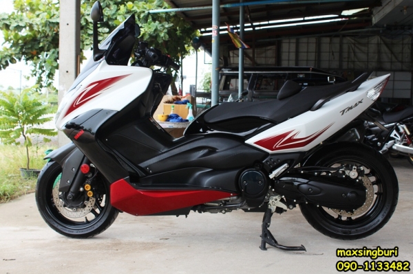 แม็กสิงห์บุรี//YAMAHA T-MAX 500 ปี2010 รถออกศูนย์ ของแต่งเพียบ  ทะเบียนแท้พร้อมโอน 345000