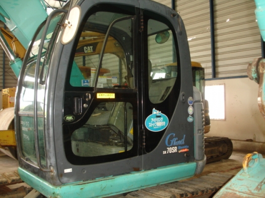 Kobelco SK70SR-1ES Super เก๋งดำ ถึงไทยแล้วครับ สวยสุด สภาพดีครับ