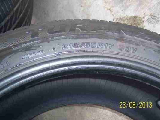 ยางขอบ 17   215 55 17  มี 3 เส้น