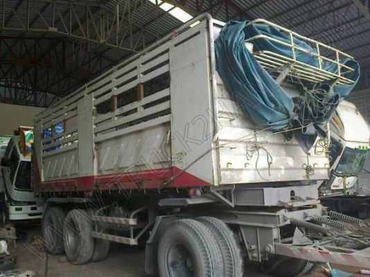 รถบรรทุกพ่วงดั๊มพ์ แม่-ลูก ยี่ห้อ ISUZU รุ่น FXZ ยูโร2