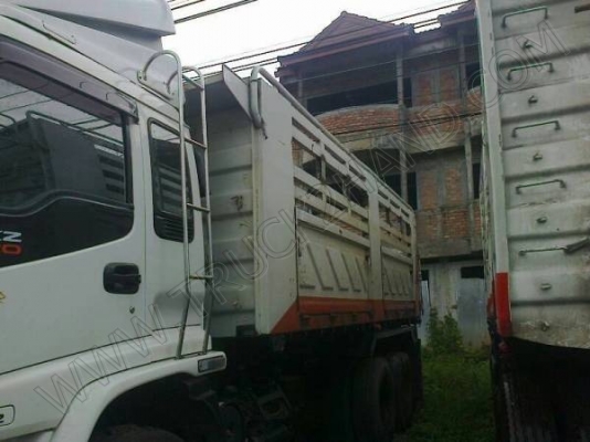 รถบรรทุกพ่วงดั๊มพ์ แม่-ลูก ยี่ห้อ ISUZU รุ่น FXZ ยูโร2
