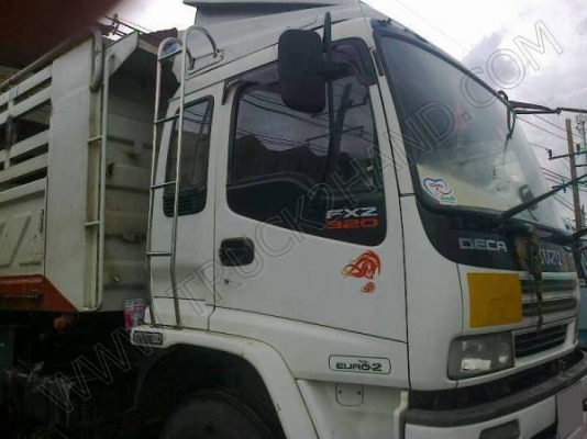 รถบรรทุกพ่วงดั๊มพ์ แม่-ลูก ยี่ห้อ ISUZU รุ่น FXZ ยูโร2