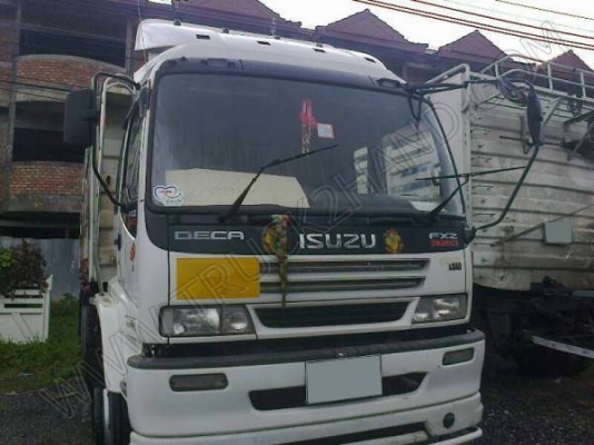 รถบรรทุกพ่วงดั๊มพ์ แม่-ลูก ยี่ห้อ ISUZU รุ่น FXZ ยูโร2