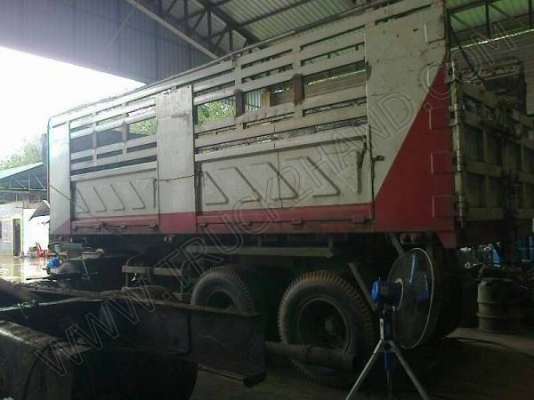 รถบรรทุกพ่วงดั๊มพ์ แม่-ลูก ยี่ห้อ ISUZU รุ่น FXZ ยูโร2