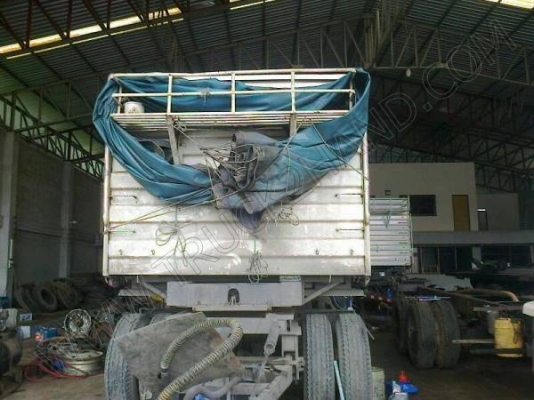 รถบรรทุกพ่วงดั๊มพ์ แม่-ลูก ยี่ห้อ ISUZU รุ่น FXZ ยูโร2